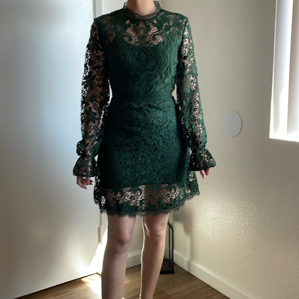 Zara green dress